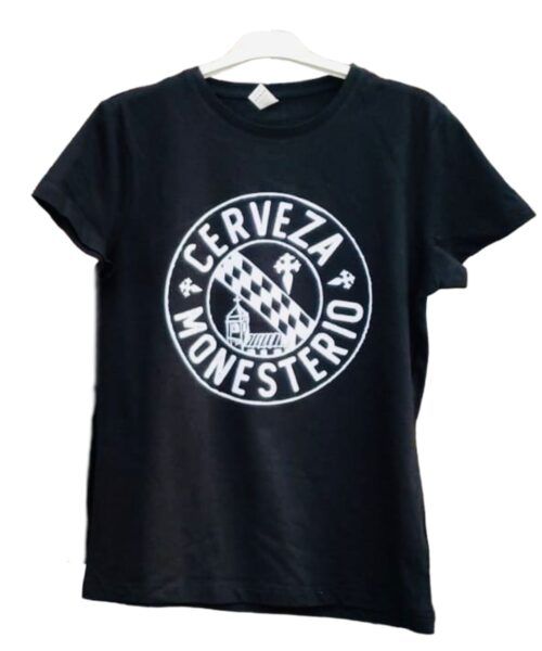 Camiseta Cerveza de Monesterio Negra y Blanca