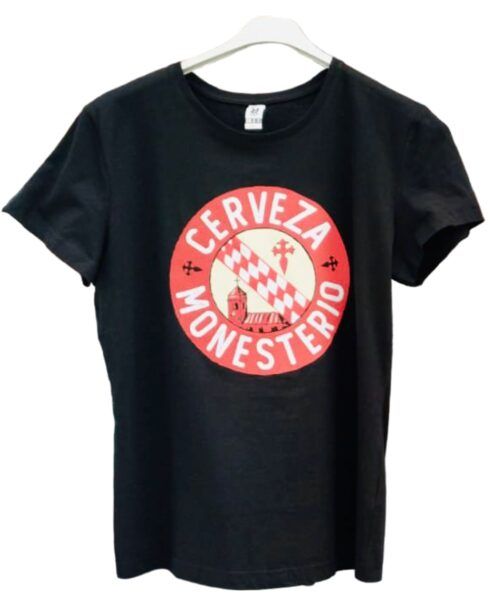 Camiseta Cerveza de Monesterio Negra y Roja